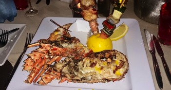 O’Grille Beach Bar & Restaurant, Sal, Cape Verde Grillowany homar.