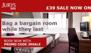Jurys Inn 39€ promo
