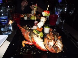 Homar w O'Grille Beach Bar & Restaurant