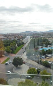 Ibis Barcelona Santa Coloma - widok z okna