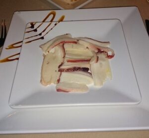 Carpaccio z ośmiornicy