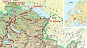 Winiety w Szwajcarii 2015 - mapa dróg płatnych