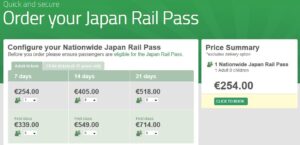 Kupno JR Pass - krok 1