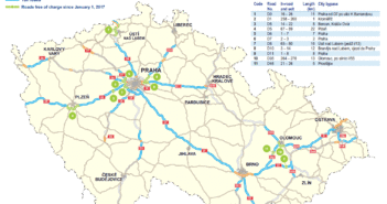 Winiety w Czechach 2017. Gdzie kupić i jak wypełnić winietę? Poradnik. Winiety w Czechach 2017 - mapa dróg płatnych