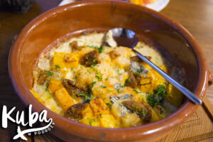 Stół na Szwedzkiej - dynia zapiekana w serze