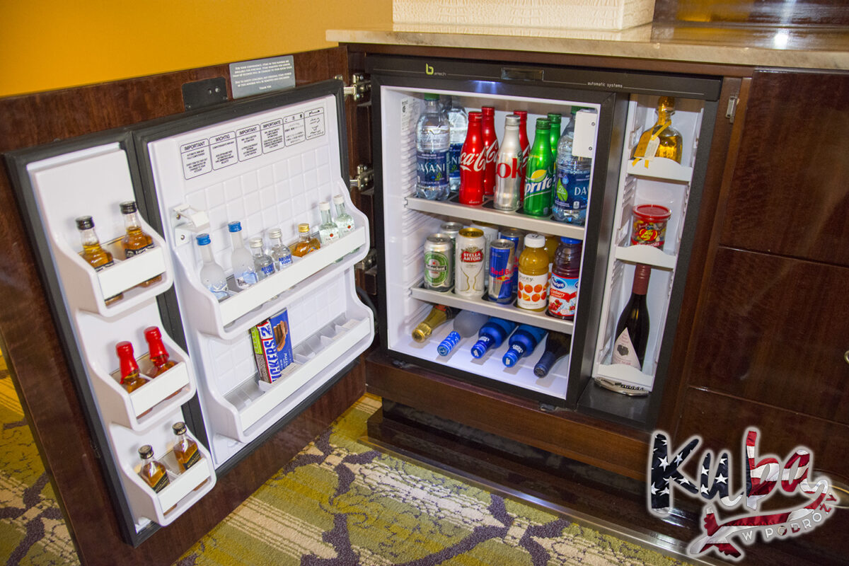Bellagio minibar Kuba w podróży