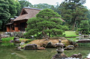 Kioto Imperial Palace - ogrody