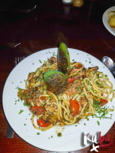 Malta - pasta z owocami morza