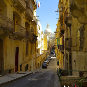 Malta - ulice w Valetta