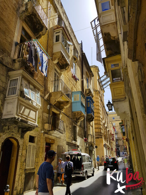 Malta - ulice w Valetta