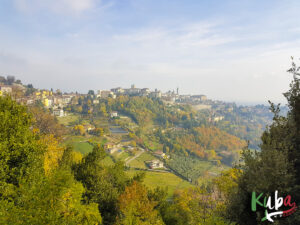 Bergamo - widok na stare miasto