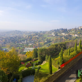 Bergamo - widok z murów weneckich