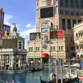Las Vegas Strip - widok na kanały Venetian