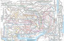Metro w Tokio - plan linii.