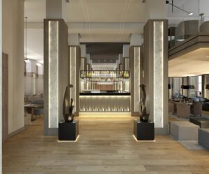 AC Hotel by Marriott Wrocław - widok na bar