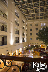 Sheraton Grand Kraków - widok z saloniku